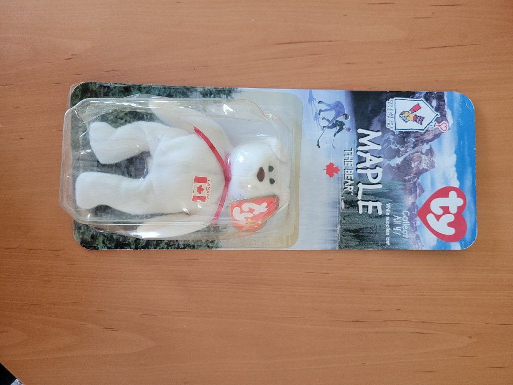 Ty Teenie Beanie Baby McDonalds Bears Beer Maple, Ophalen of Verzenden, Beer