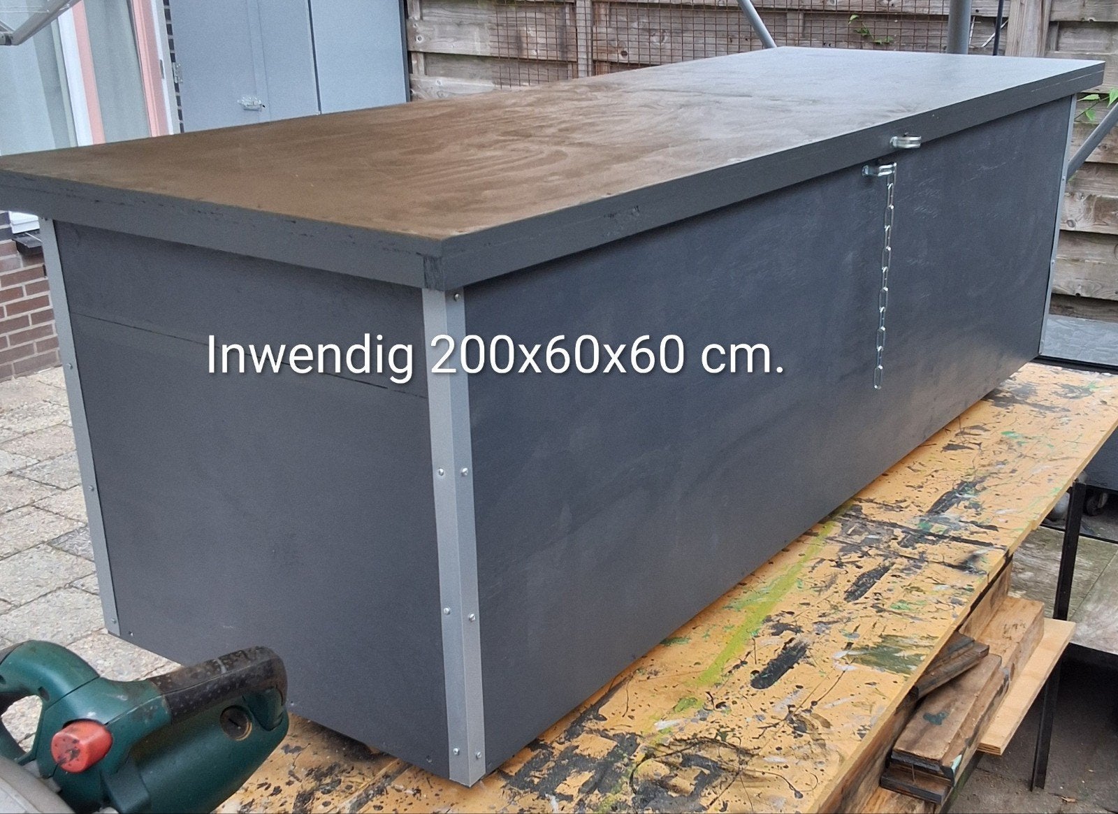 tuin en terras berging opslag kisten  tuinkist en boxen, Ophalen, Nieuw, Hout, Containerberging
