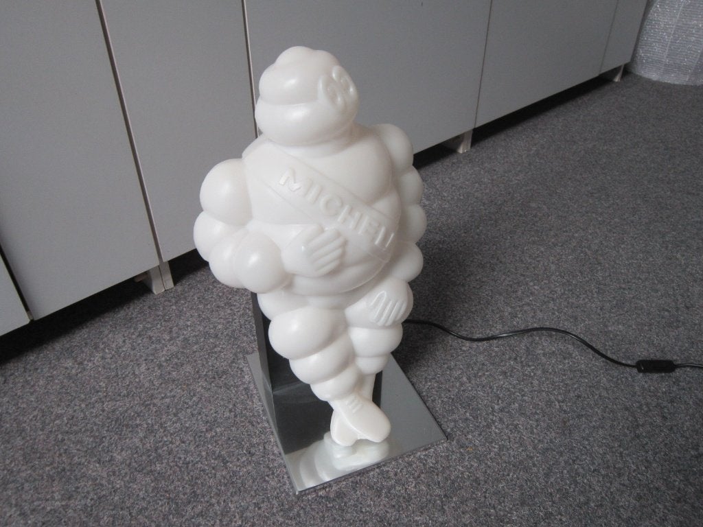 MICHELIN POP LICHTRECLAME, Verzamelen, Ophalen, Zo goed als nieuw, Lichtbak of (neon) lamp