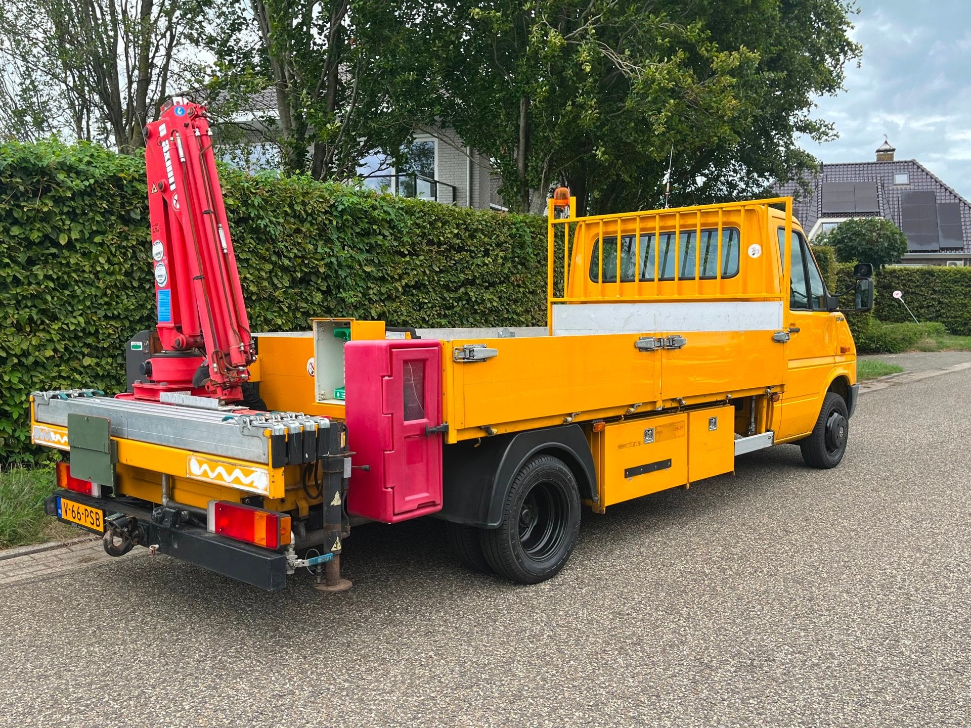 Volkswagen LT 46 2.5 TDI Open laadbak |Kraan, Auto's, Gebruikt, 95 pk, Volkswagen, 3000 kg