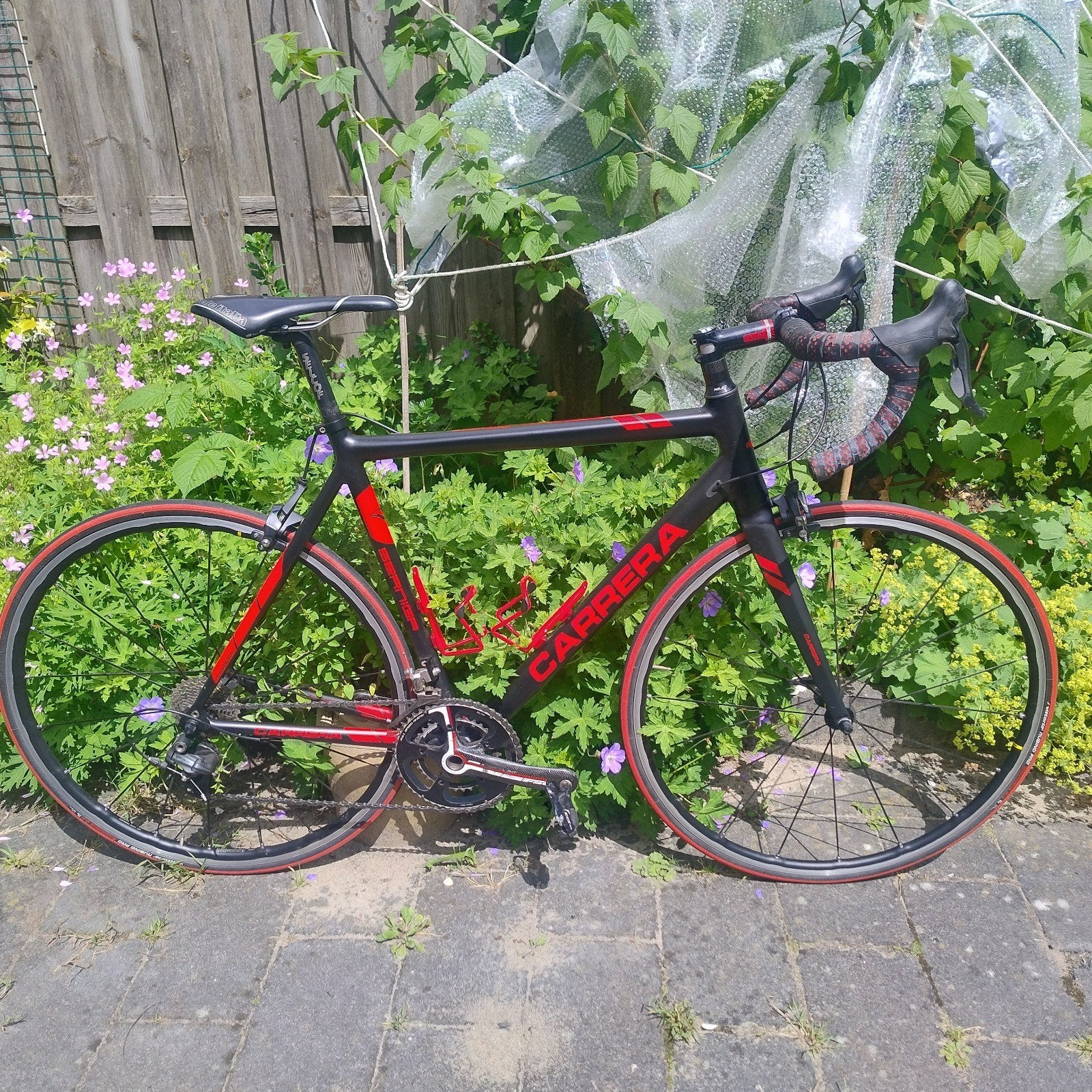 Carrera alu/carbon racefiets te koop goede staat., Fietsen en Brommers, Fietsen | Racefietsen, Gebruikt, Carbon, Meer dan 20 versnellingen