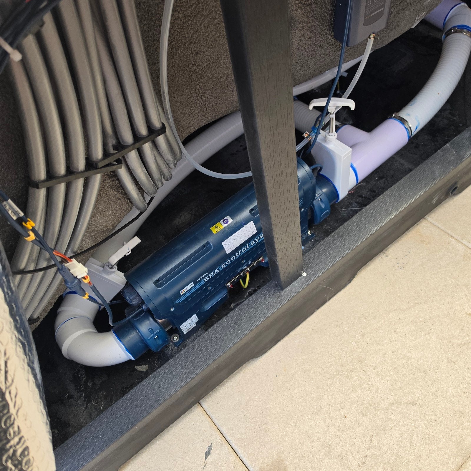 stroomaansluiting regelen van de spa (klus elektricien), Ophalen