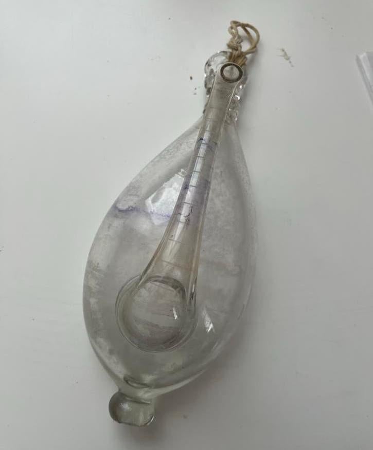 Antiek Donderglas / Waterbarometer - Weersvoorspeller, Antiek en Kunst, Ophalen of Verzenden