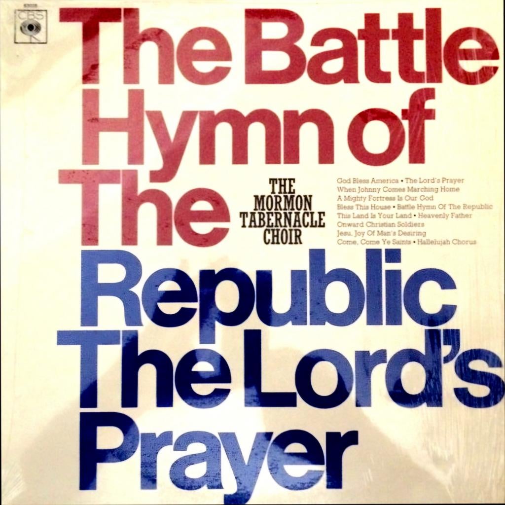LP  MORMON TABERNACLE CHOIR - Battle Hymn/Lord's Prayer, Ophalen of Verzenden, Gebruikt, 12 inch, Opera of Operette