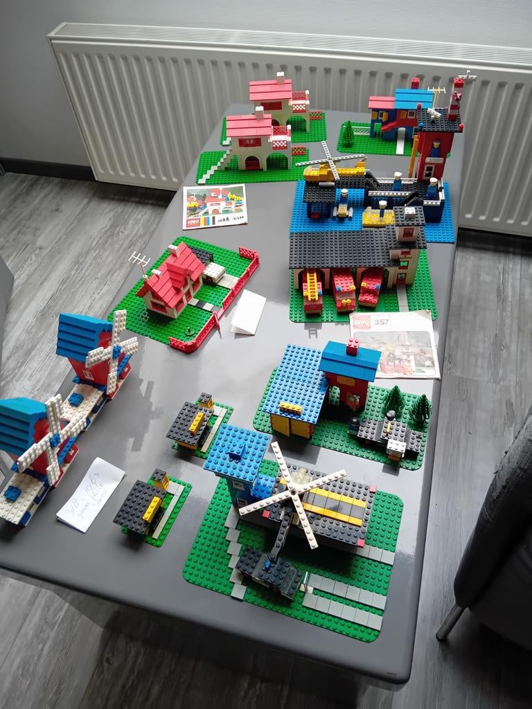 Vintage jaren 70 lego huisjes, Ophalen of Verzenden