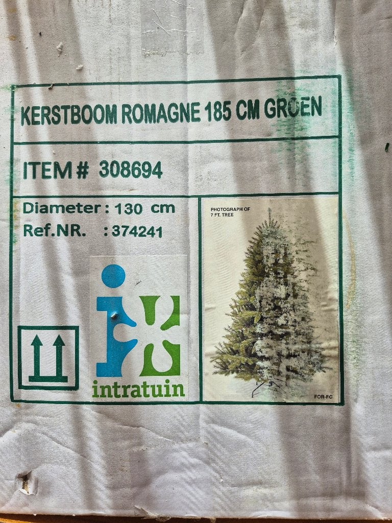 Intratuin kunstkerstboom, Ophalen, Zo goed als nieuw