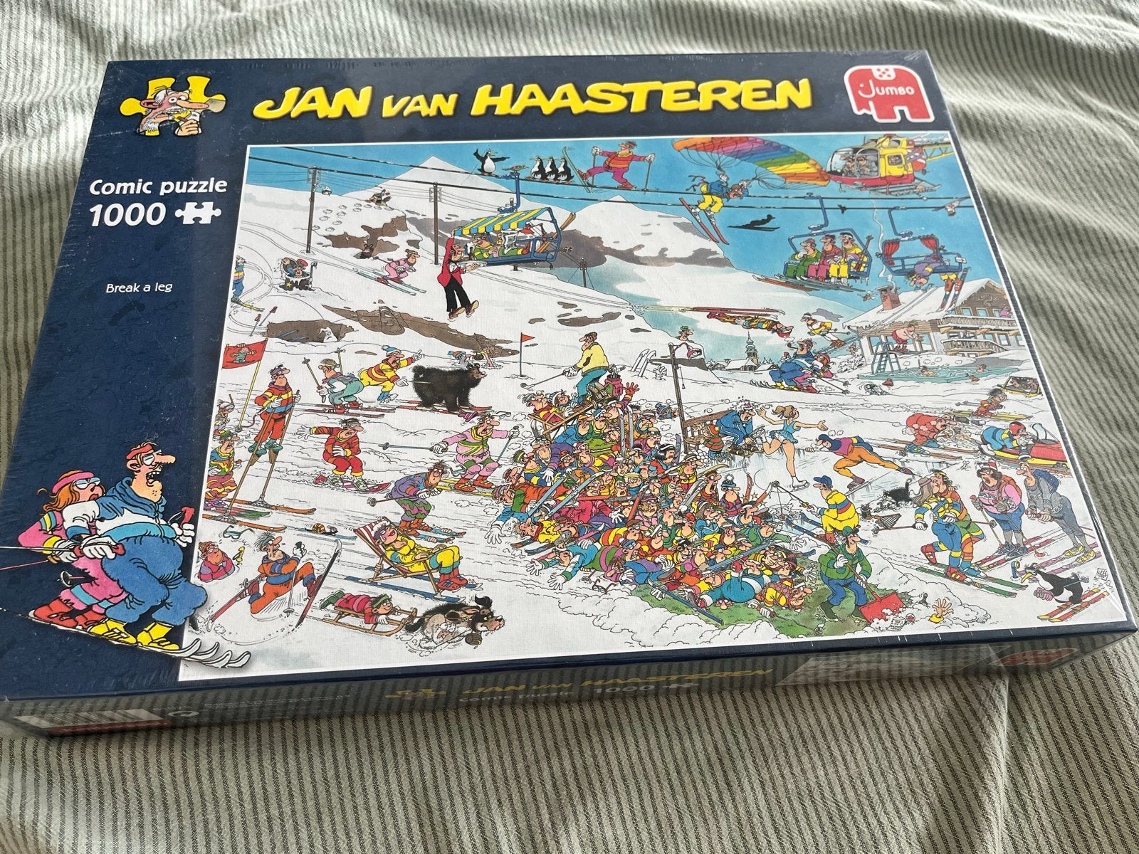Jan van Haasteren Comic Puzzel - Break a Leg (1000 stukjes), Ophalen, 500 t/m 1500 stukjes, Zo goed als nieuw, Legpuzzel