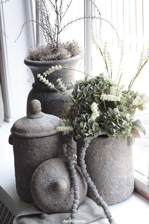 Boeket hortensia en wildflower, Huis en Inrichting, Www.jufbrocante.nl, Www.jufbrocante.nl, Nieuw, Ophalen of Verzenden