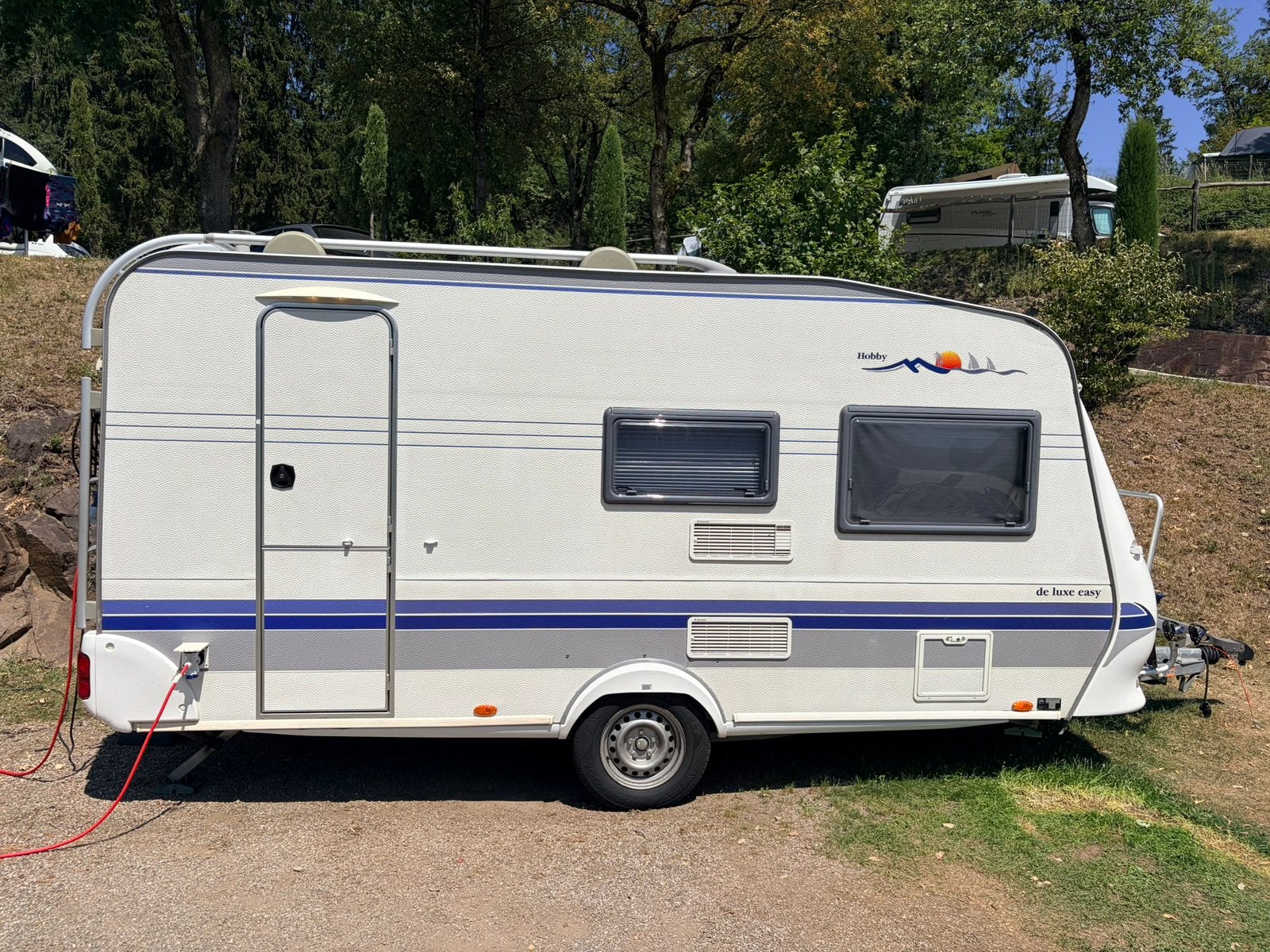 Caravan | Hobby de luxe easy 440 SB 2004, Hobby, Omvormbare zithoek, Treinzit, 750 - 1000 kg