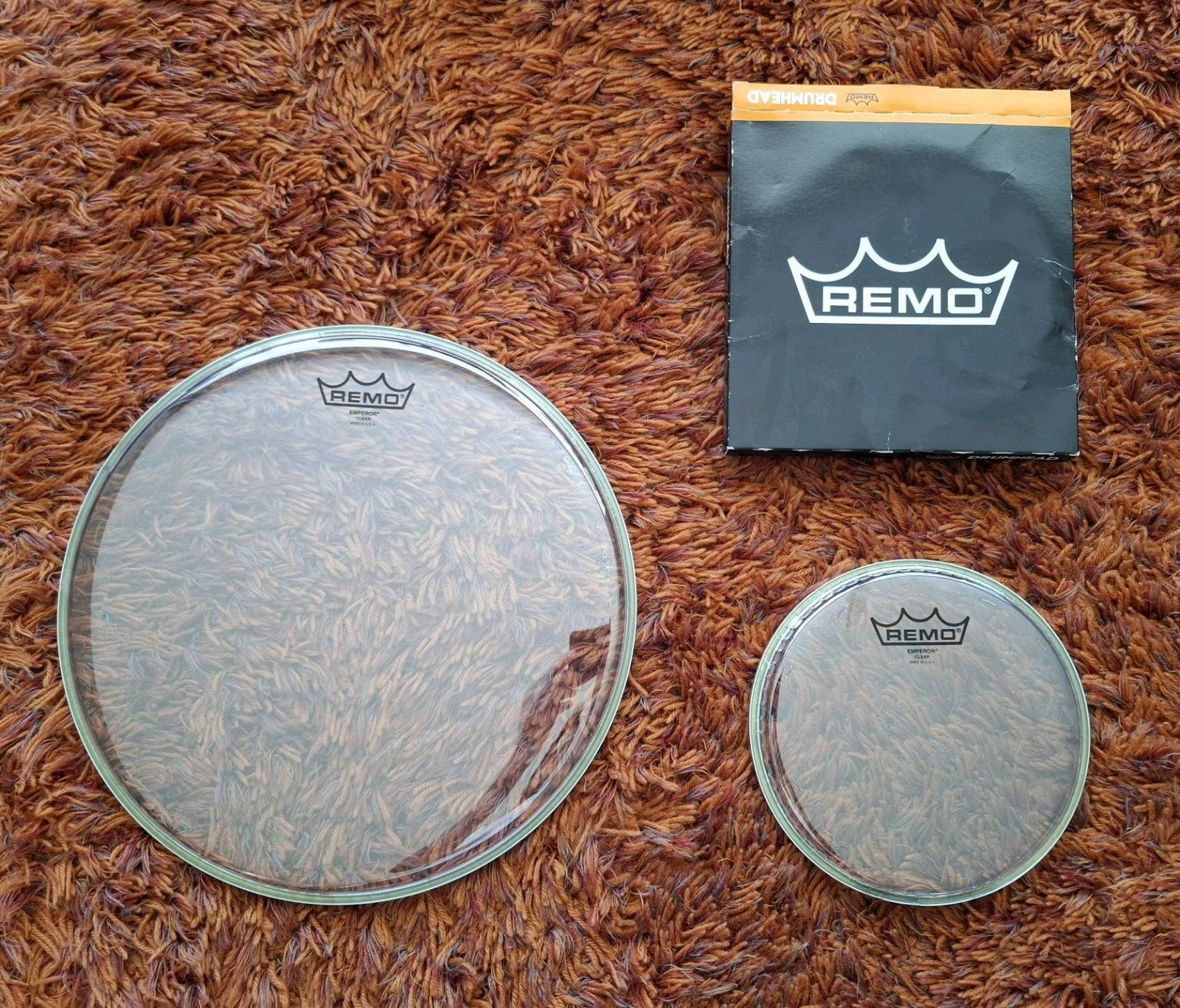NIEUW 2x Remo Emperor Clear drum heads drumvellen vellen, ., Drums of Percussie, Ophalen of Verzenden, .