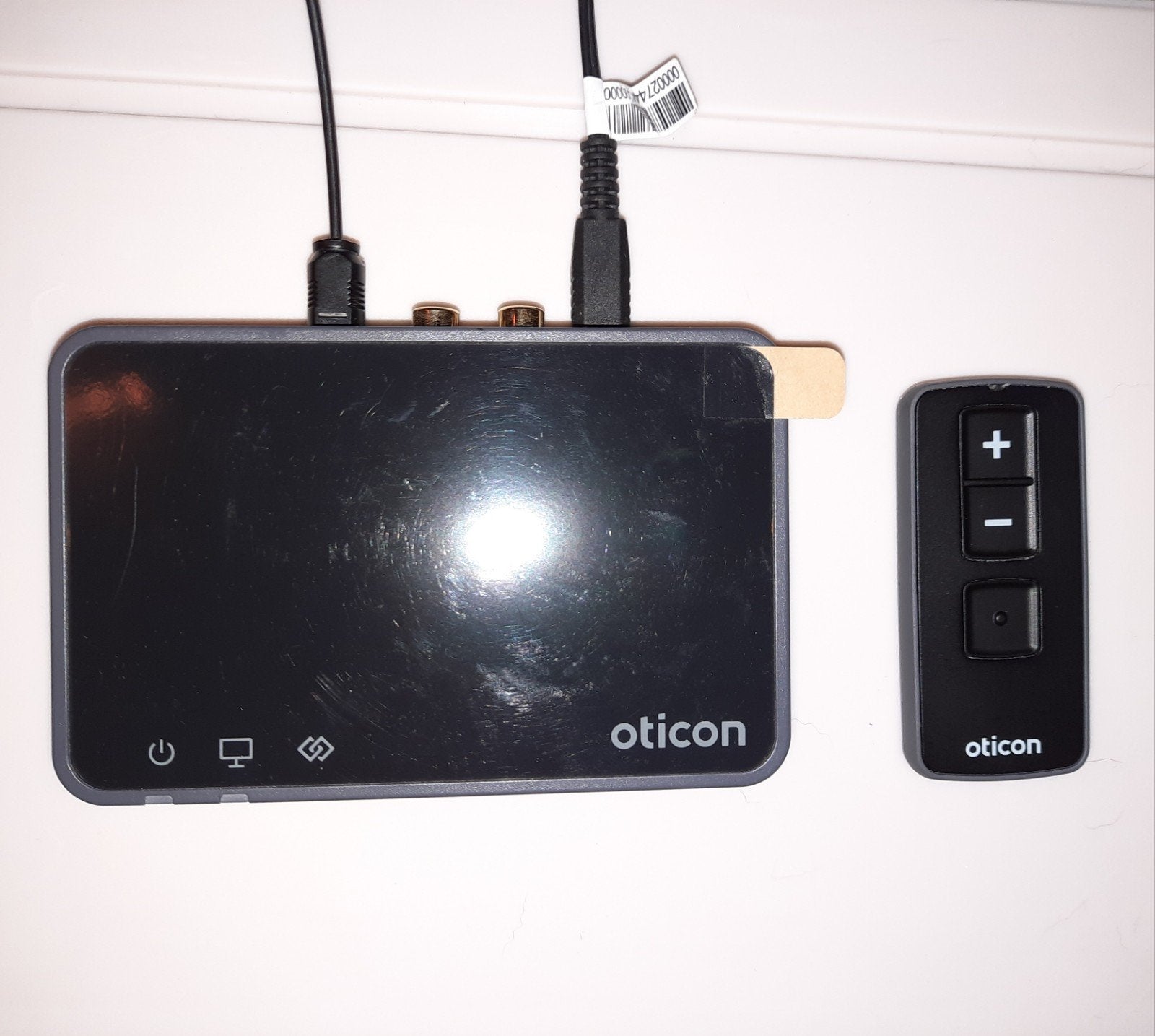 Oticon hoortoestellen met oplader en streamer, Ophalen of Verzenden, Zo goed als nieuw