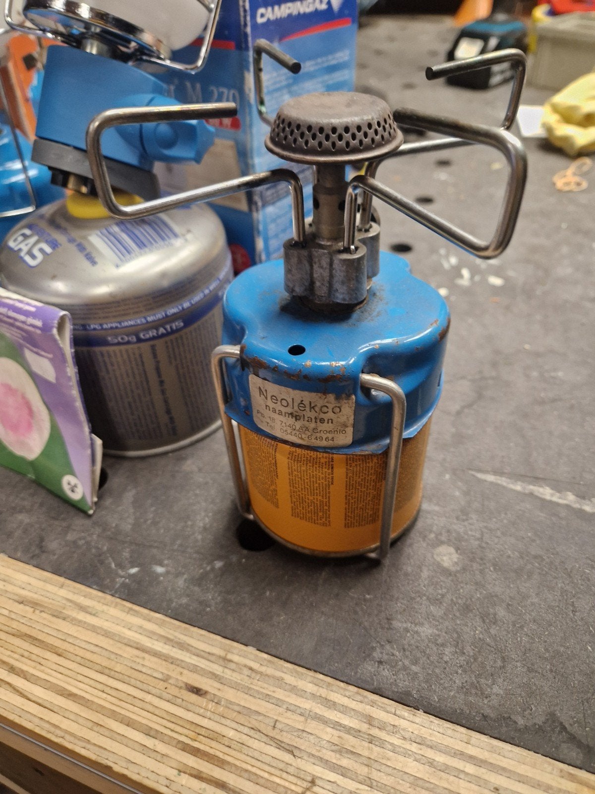 Campingaz lampen en gaspit - Ideaal voor kamperen, Ophalen of Verzenden, Gebruikt