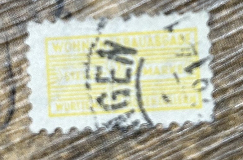 Postzegels Duitsland Wurtttemberg steuer 1949, Verzenden, Overige periodes, Gestempeld
