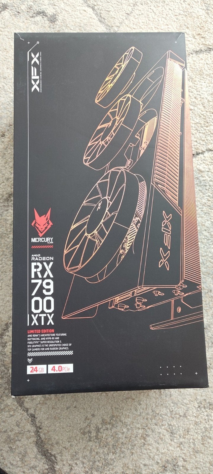 AMD XFX Mercury 7900xtx magnetic air - Zo goed als nieuw, Computers en Software, Videokaarten, AMD, GDDR6, PCI-Express 4, Ophalen of Verzenden