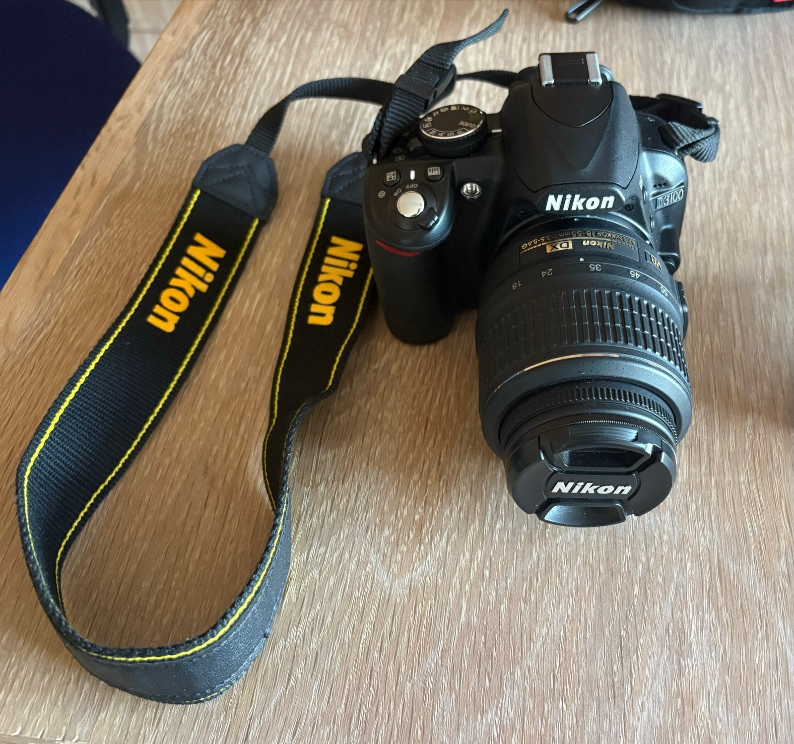 Nikon D3100 spiegelreflexcamera met 18-55mm lens, Audio, Tv en Foto, Fotocamera's Digitaal, Ingebouwde flitser, Gebruikt, Spiegelreflex