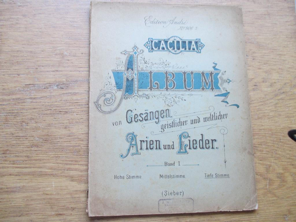 CACILIA - ARIEN UND LIEDER -, Zang, Gebruikt, Ophalen of Verzenden, Religie en Gospel