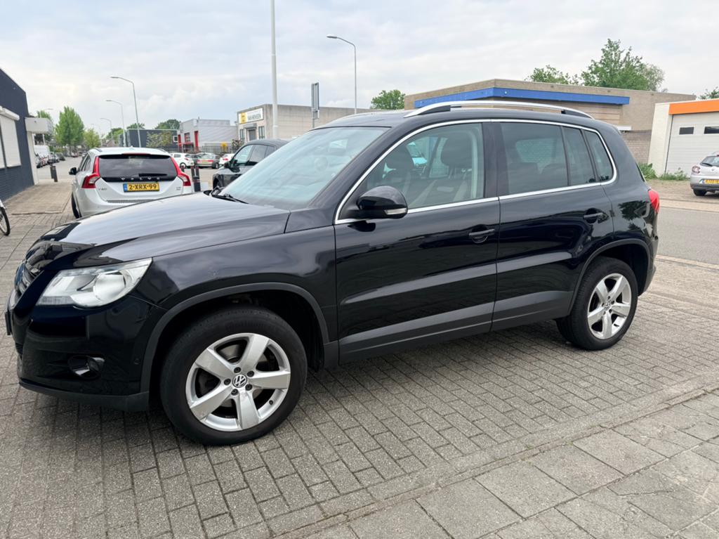 Volkswagen Tiguan 1.4 TSI 110KW 2008 Zwart auto VW benzin, Voorwielaandrijving, 1800 kg, 4 cilinders, Zwart