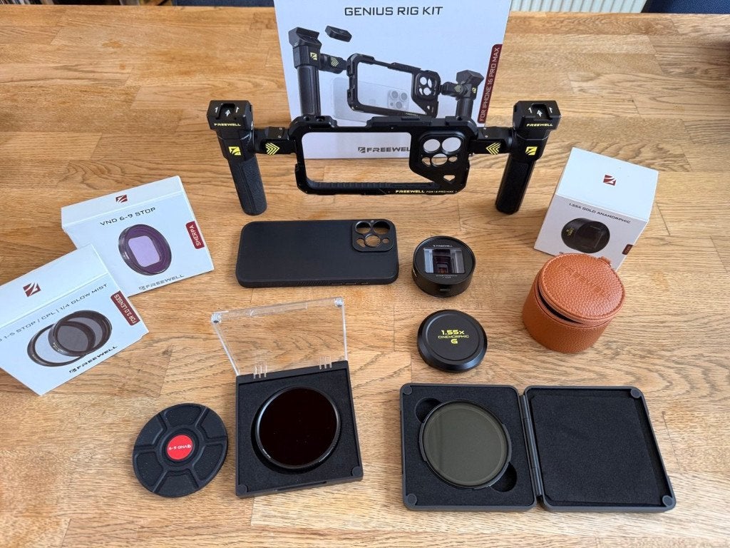 Ultimate Anamorphic Rig Kit for iPhone 16 Pro Max, Ophalen of Verzenden, Zo goed als nieuw, Overige typen, Apple