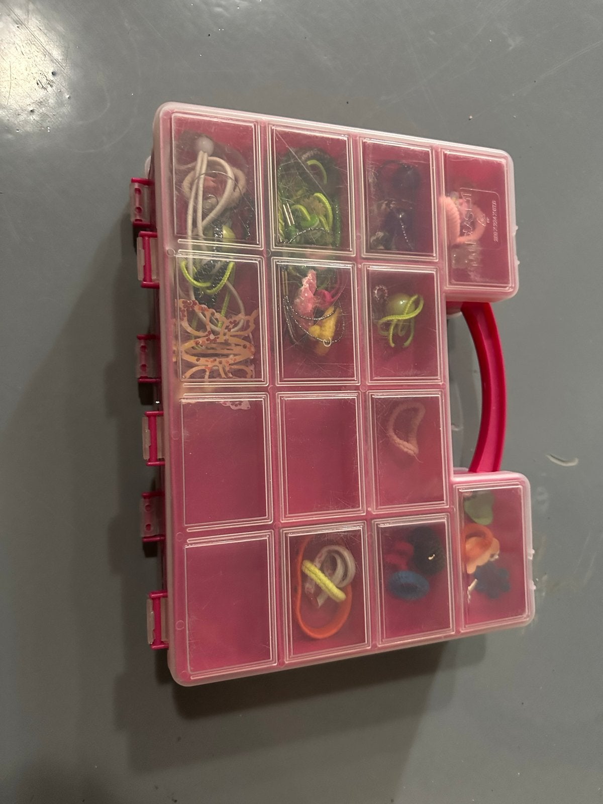 Grote doos vol haaraccessoires voor meisjes, Ophalen of Verzenden, Gebruikt