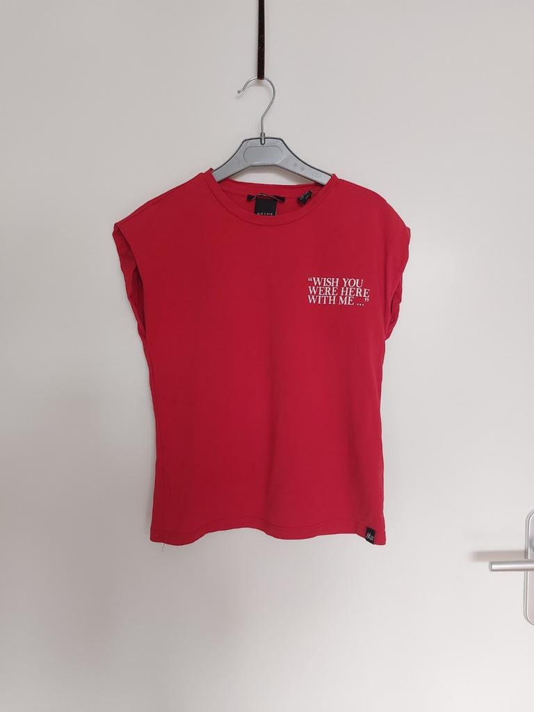 Rood Nik&Nik shirtje maat 152 z.g.a.n., Kinderen en Baby's, Kinderkleding | Maat 152, Meisje, Nik&Nik, Ophalen of Verzenden, Zo goed als nieuw