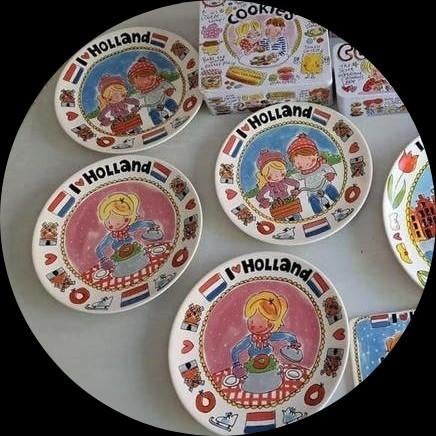 I Love Holland Servies Borden en snijplank, Huis en Inrichting, Gebruikt, Keramiek, Ophalen of Verzenden, Overige stijlen