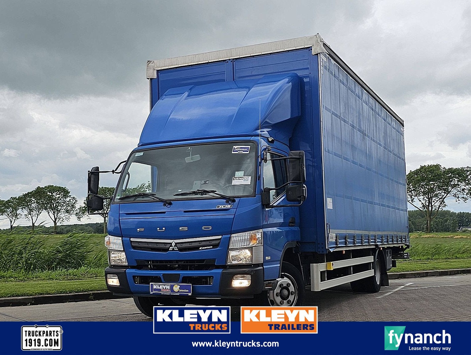 FUSO CANTER 7C18 manual airco lift, Euro 6, Blauw, Bedrijf, 175 pk