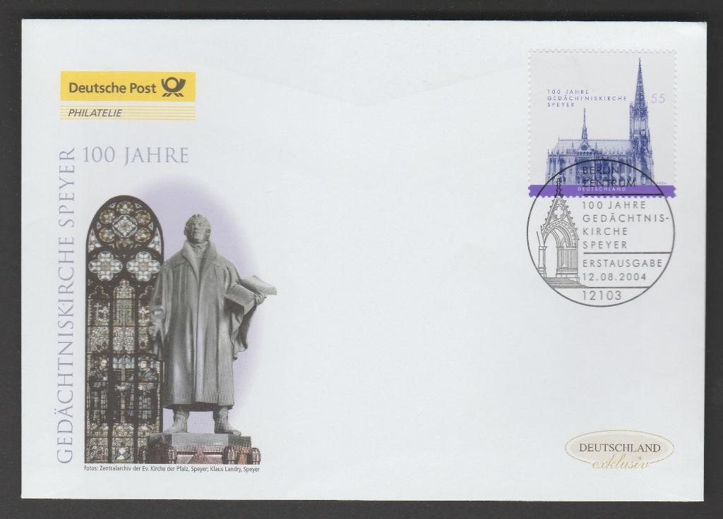 Duitsland - FDC Michelnr 2415 - Gedächtniskirche Speyer, Verzenden, 1990 tot heden, Postfris