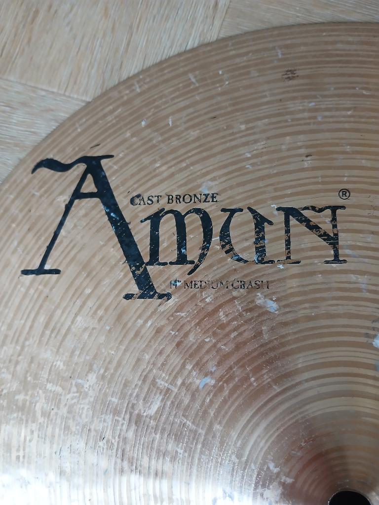 Bekkens Meinl Amun en Pearl Hihat en Crash gebruikt., Verzenden, Gebruikt, Pearl