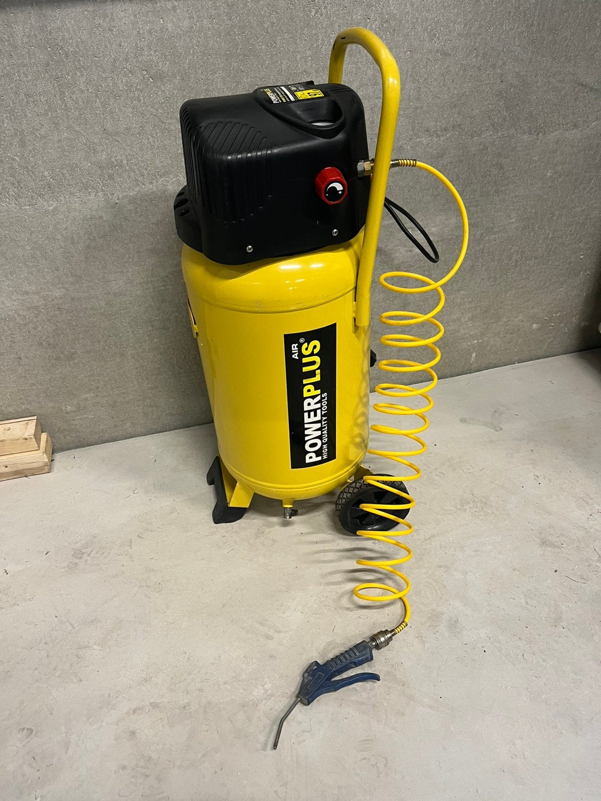 PowerPus compressor 50 liter, Ophalen, Mobiel, 6 tot 10 bar, Zo goed als nieuw