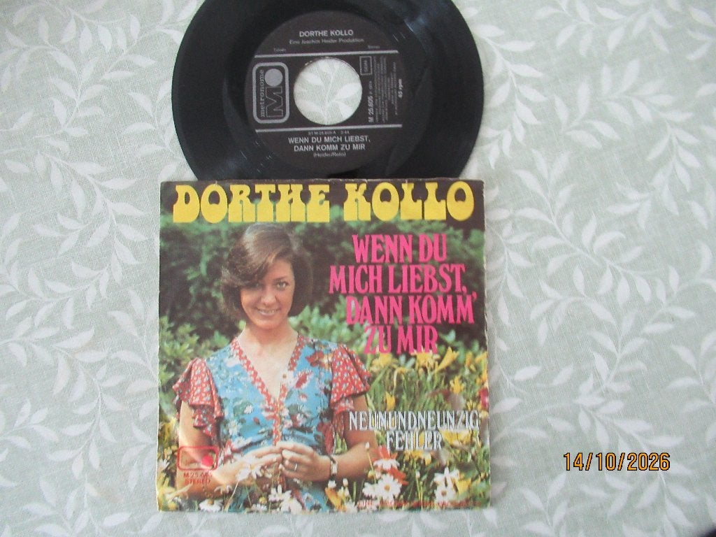 Dorthe Kollo  Wenn du mich liebst dann komm zu Mir, Cd's en Dvd's, Ophalen of Verzenden, Gebruikt, 7 inch, Nederlandstalig