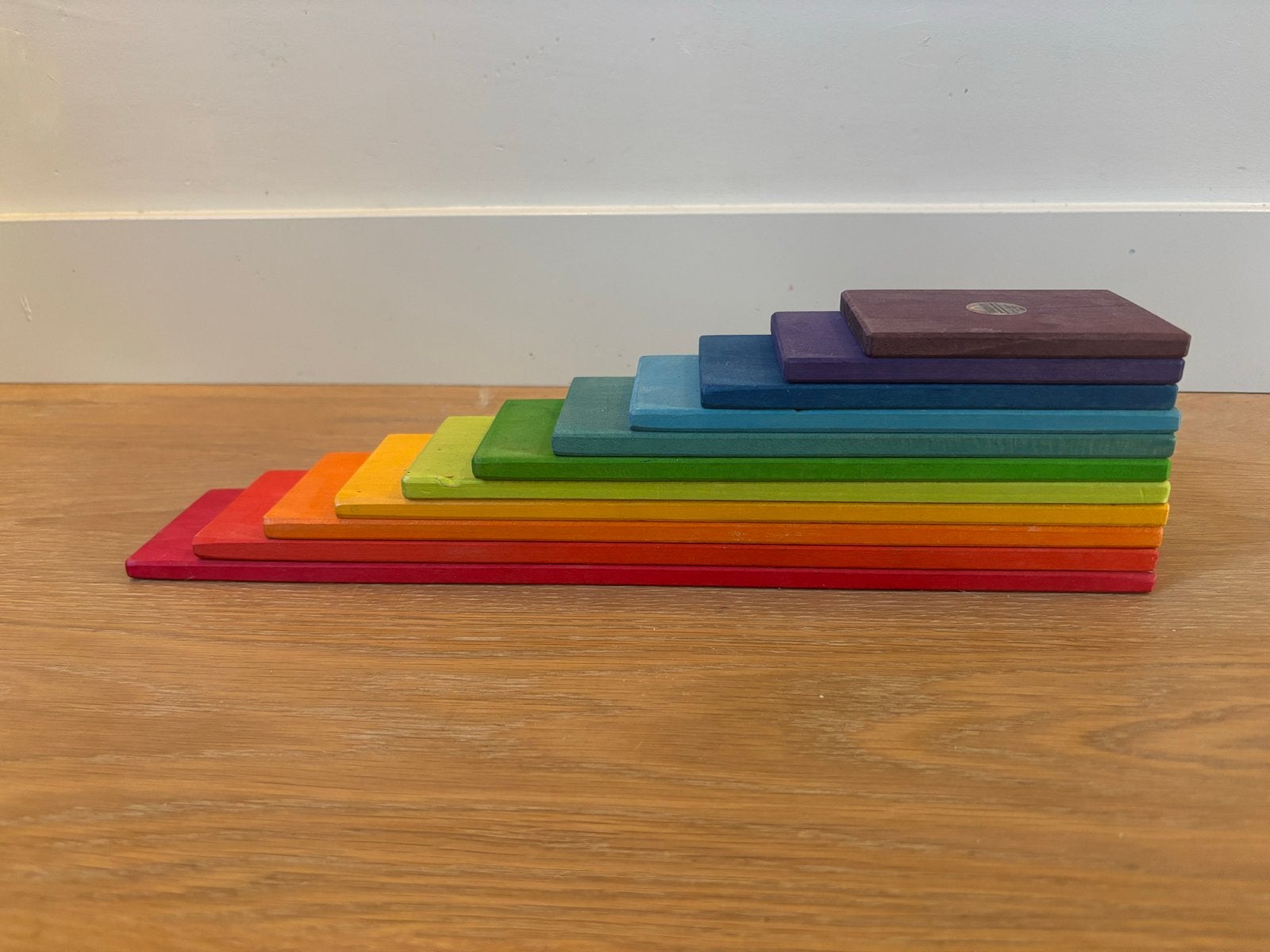 Grimm's Houten Regenboog Planken, Ophalen, Gebruikt, Knutselen