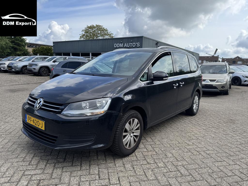 Volkswagen Sharan 2.0 TDI Highline (bj 2013), Voorwielaandrijving, Euro 5, Gebruikt, Zwart