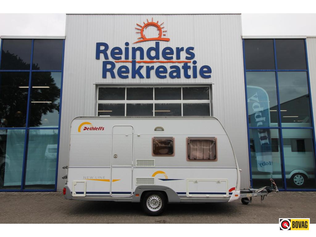 Dethleffs New Line 420 DB Voortent, fietsenrek,, Caravans en Kamperen, Bedrijf, Treinzit, 750 - 1000 kg, Tot en met 4