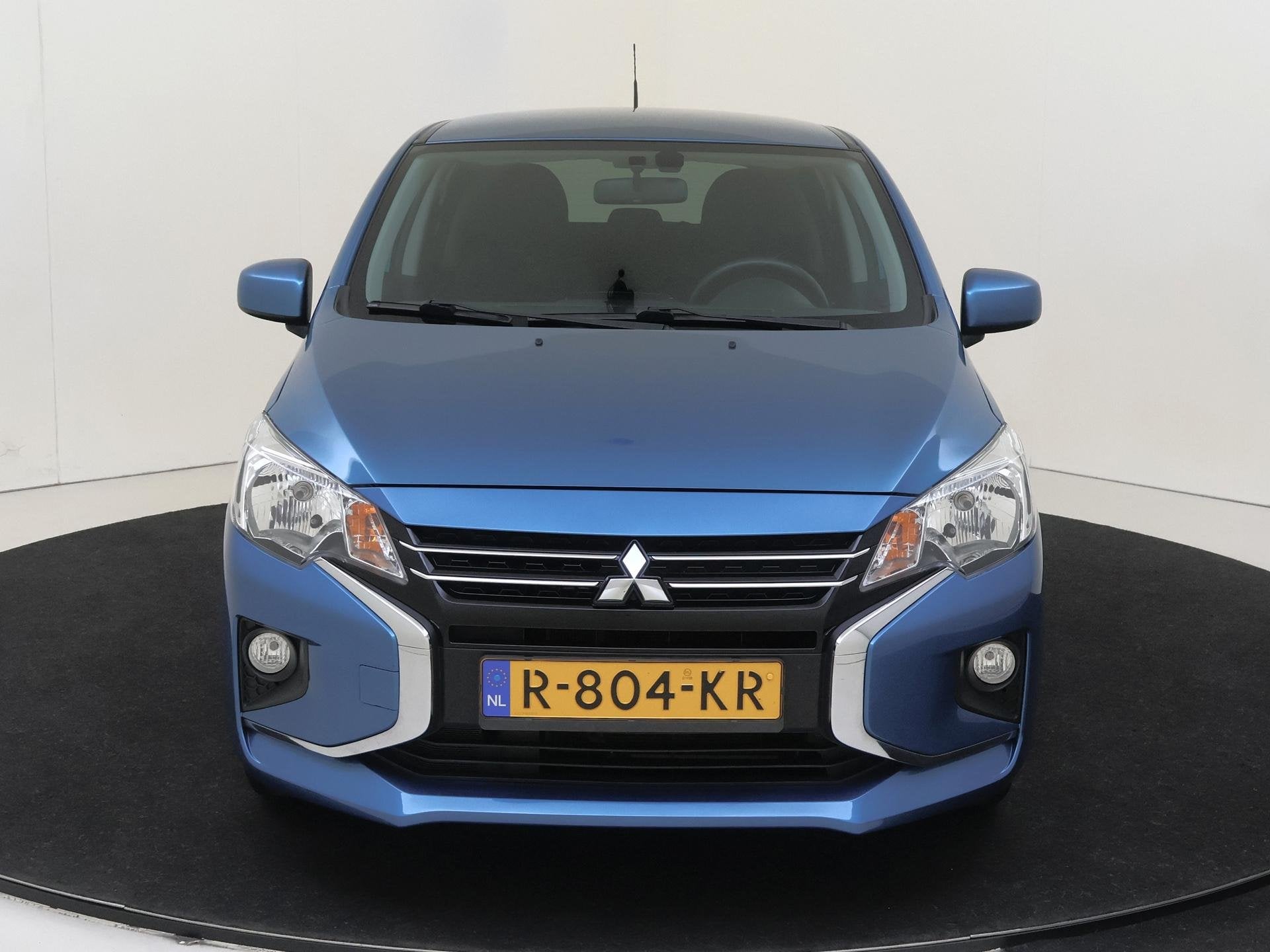 Mitsubishi Space Star 1.2 Dynamic 70 PK | Automaat | Climate, Stof, Gebruikt, Blauw, Start-stop-systeem