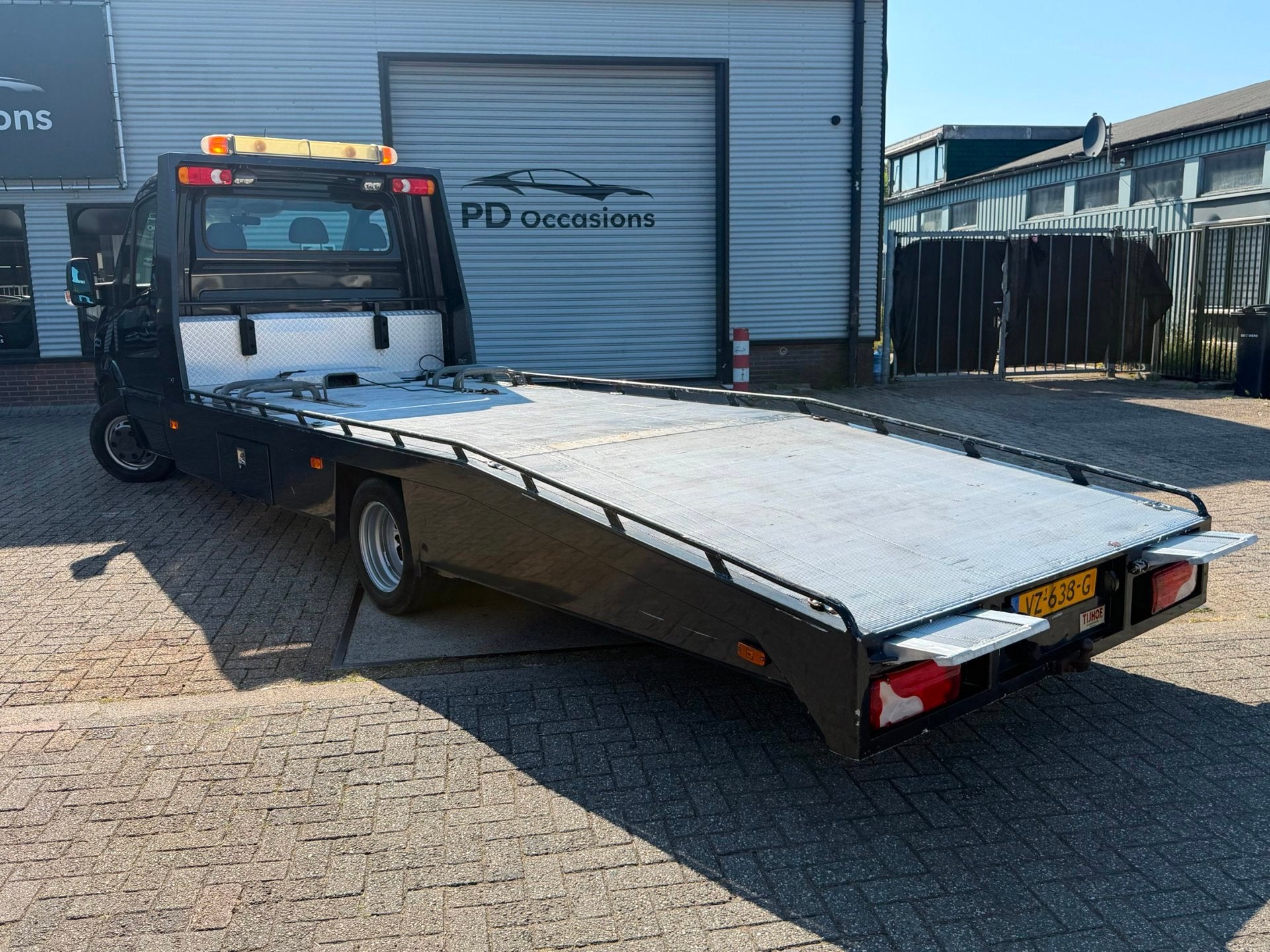 Mercedes-Benz Sprinter 3.0 6 Cill. Oprijgwagen TIJHOF Bak -, Auto's, Euro 5, Gebruikt, 2987 cc, Mercedes-Benz