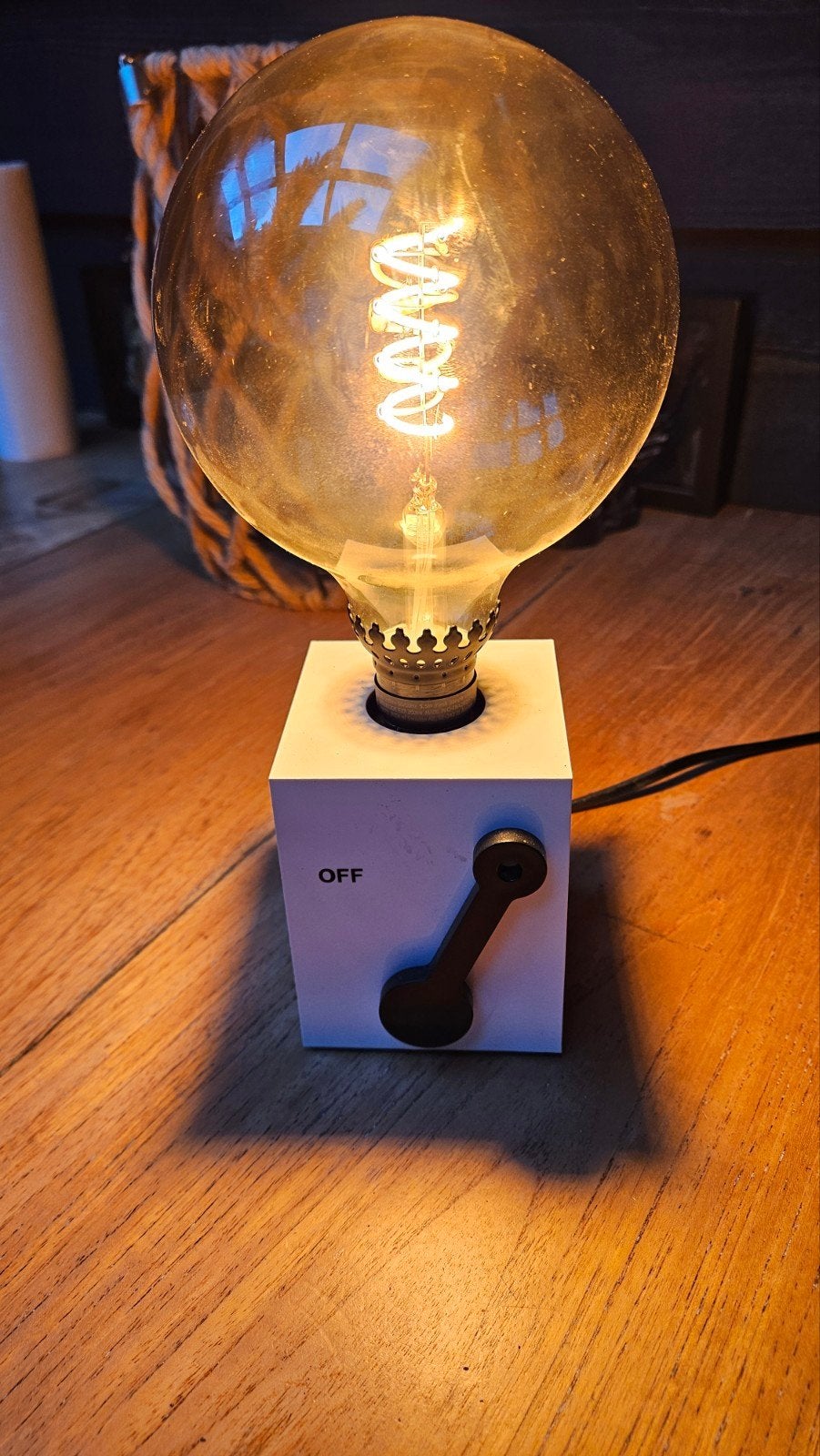 The Switch tafellamp van Gispen, Kunststof, Overige merken, Nachtlamp, Wit