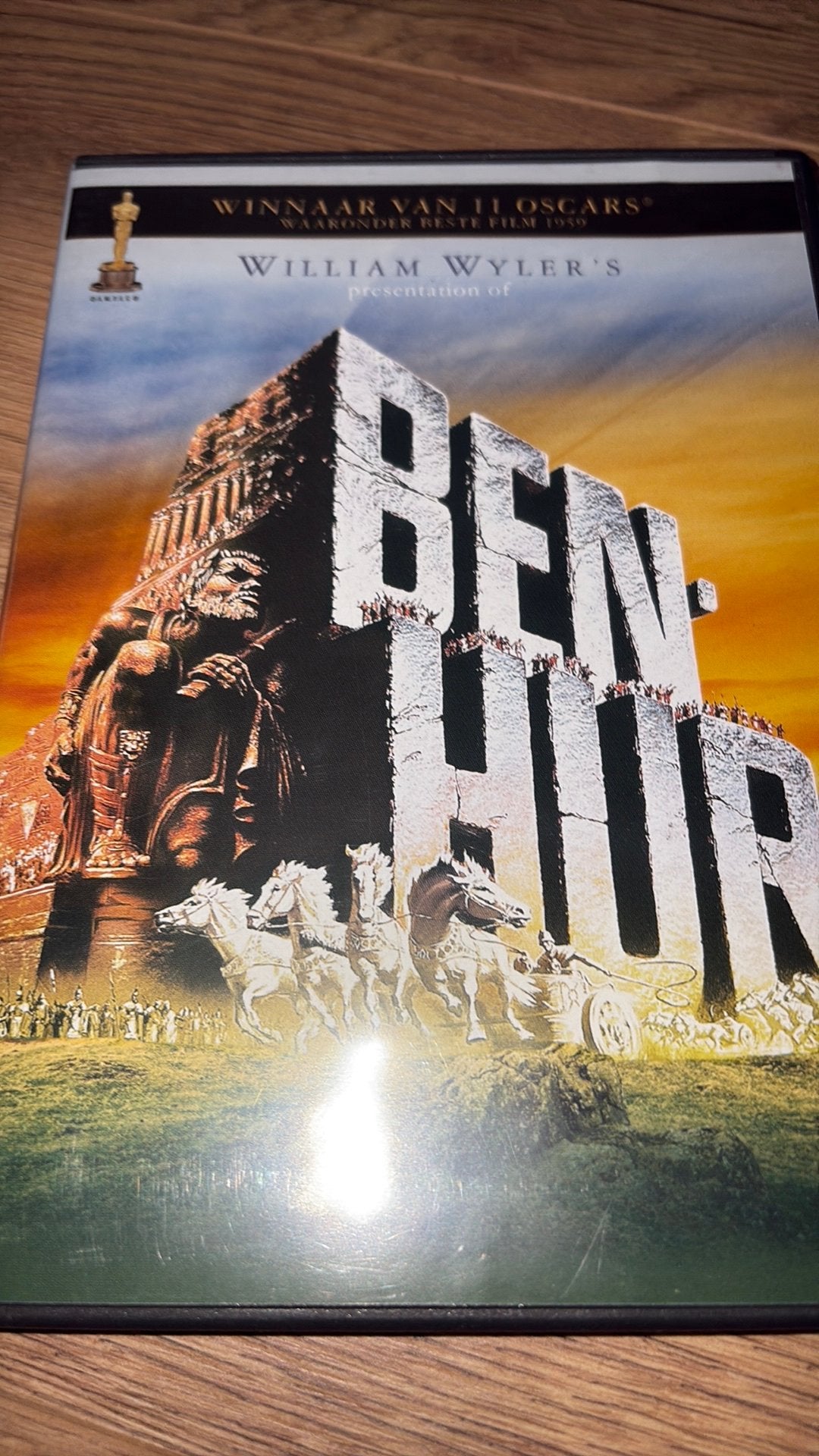 Ben-Hur uit 1959 van William Wyler met Charlton Heston., Vanaf 16 jaar, Ophalen of Verzenden, Zo goed als nieuw, Actie en Avontuur