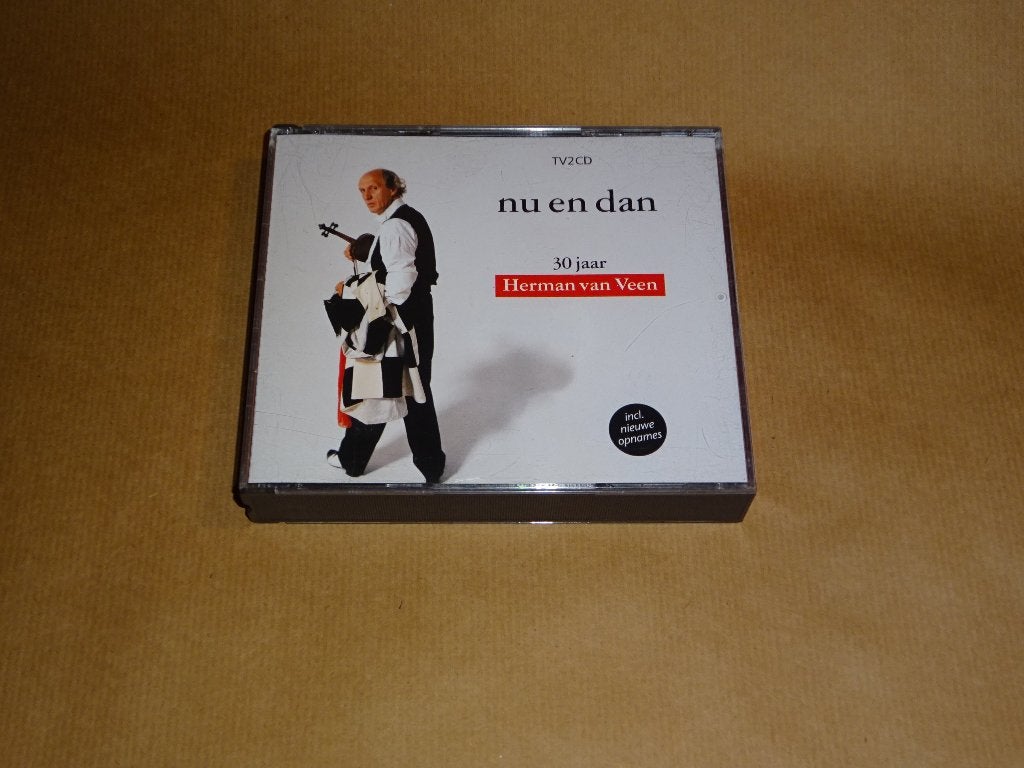 2 CD Herman van Veen Nu en dan 30 Jaar, Ophalen of Verzenden, Gebruikt, Levenslied of Smartlap