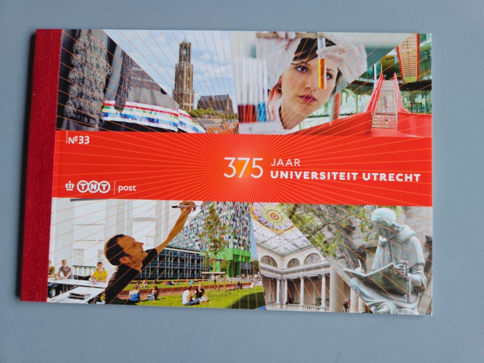 Prestigeboekje nr 33. 375 Jaar Universiteit Utrecht TNT Post, Ophalen of Verzenden