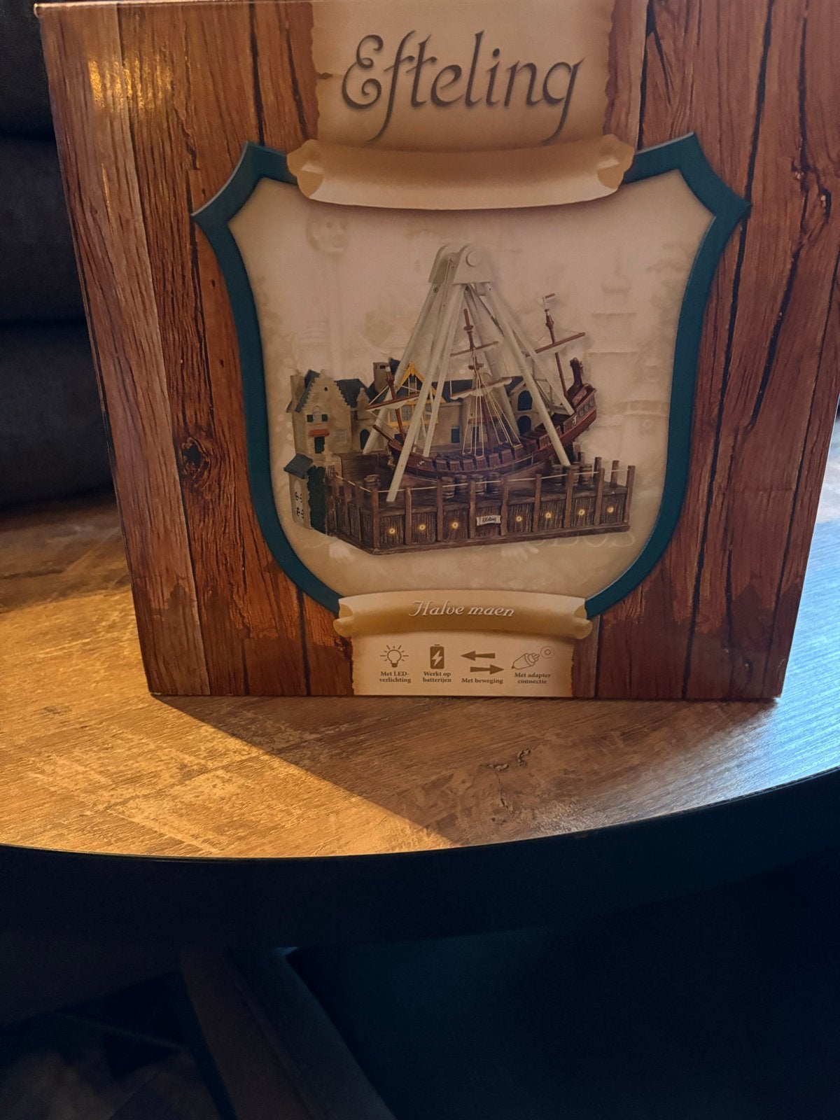 Luville Efteling Halve Maen miniatuur met licht en beweging, Ophalen of Verzenden, Zo goed als nieuw, Beeldje of Poppetje