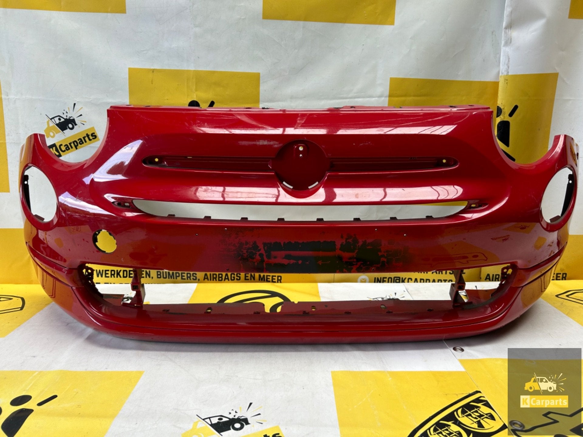 Voorbumper Fiat 500 bumper 735619476 2015-2023 origineel, Info@fabrikant.eu, Ophalen of Verzenden, Bumper, Fiat
