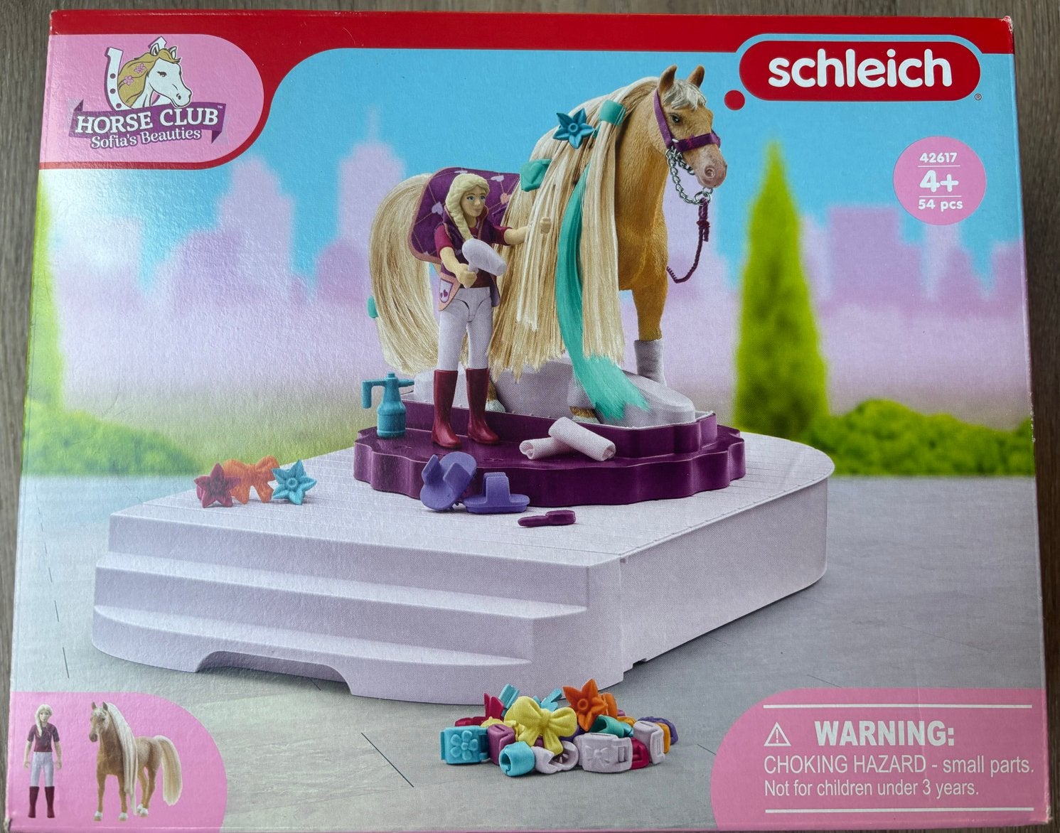 Schleich Horse Club Sofia's Beauties Paardenverzorgingsset, Ophalen of Verzenden, Nieuw