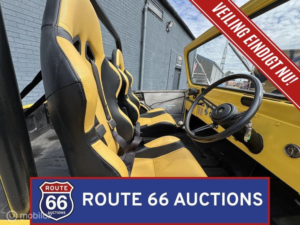 Jeep CJ5 | 1975 | Route 66 Auctions, Auto's, Oldtimers, Jeep, Overige carrosserieën, Zwart, Bedrijf