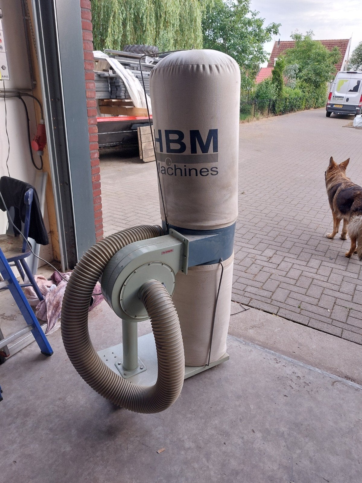 HBM Machines Zaagtafel Afzuiger - Krachtige Stofafzuiging, Ophalen