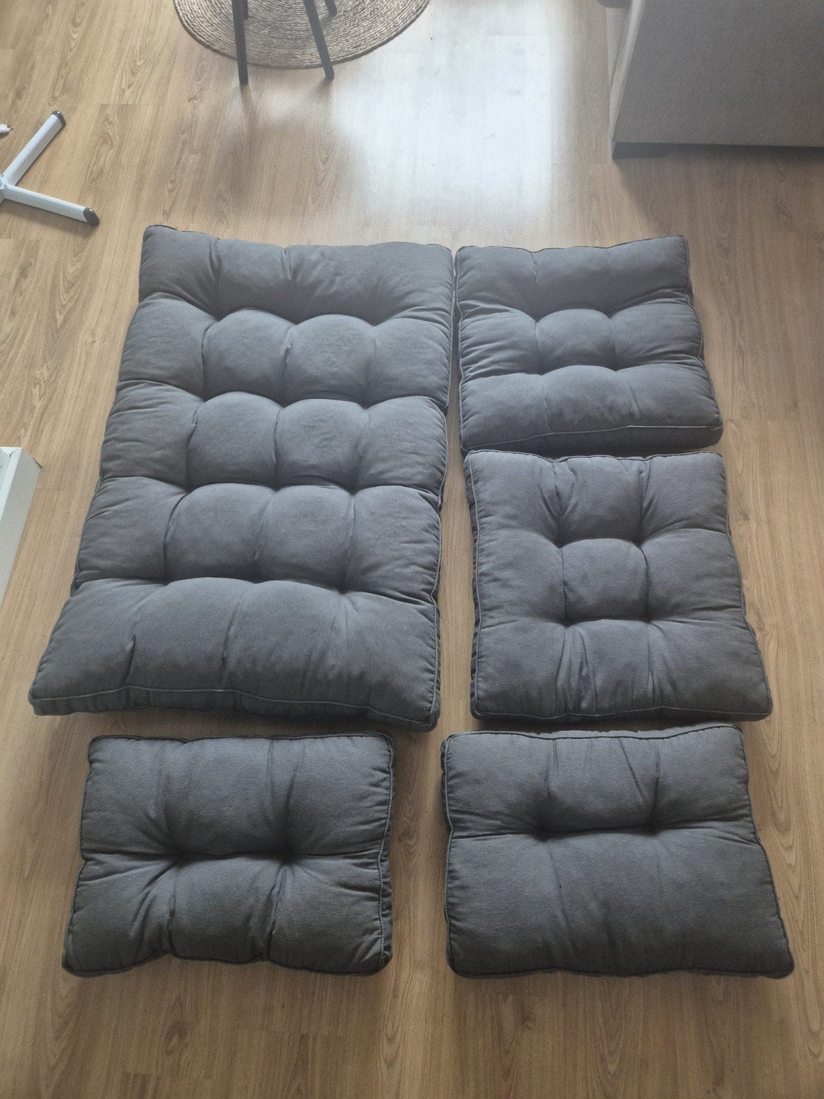 5 kussens voor een palletbank, Tuin en Terras, Ophalen