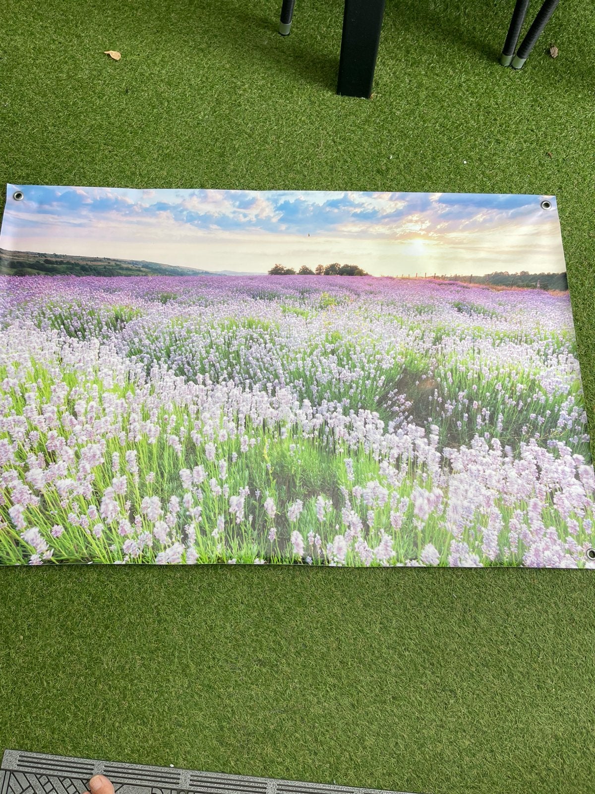 Tuinposter 120 bij 80 cm, Ophalen, Zo goed als nieuw