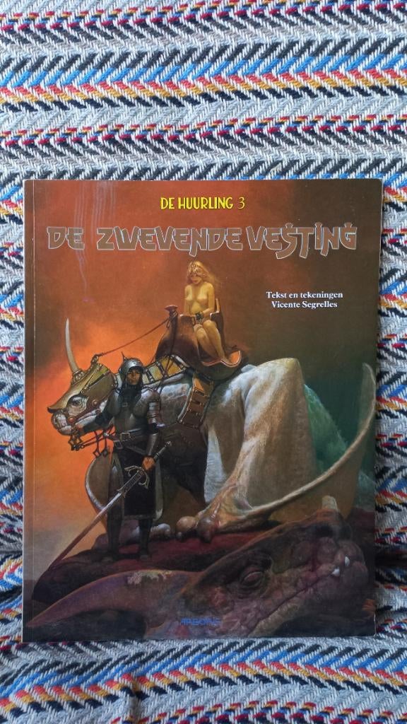 Stripboek de huurling 3 de zwevende vesting, Boeken, Gelezen, Eén stripboek, Ophalen of Verzenden, Vicente Segrelles