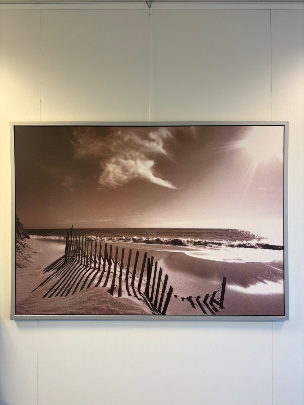 Schilderij strand, Ophalen, Gebruikt, 125 cm of meer, 75 – 100