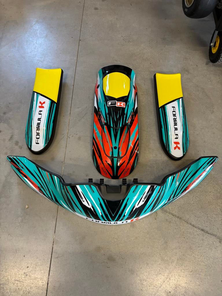 Kappenset Formula K - Nieuwstaat, 1x gebruikt, Ophalen, Zo goed als nieuw, Onderdelen Kart