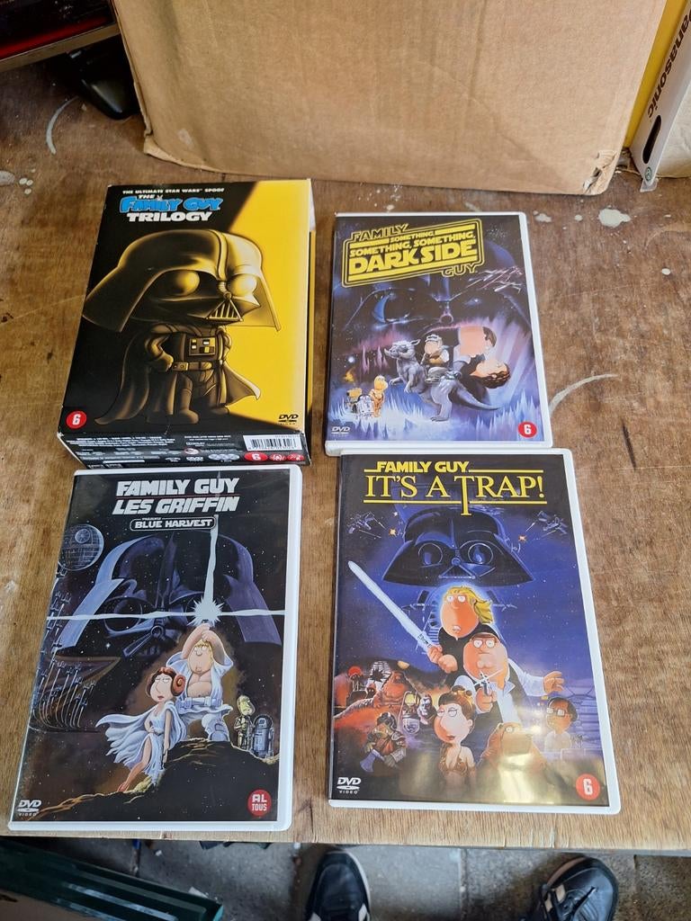 Dvd box Family Guy Trilogy Star Wars films in mooie staat, Ophalen of Verzenden, Zo goed als nieuw, Overige typen